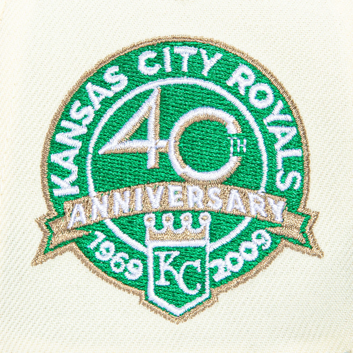 New Era 59Fifty Just Desserts Kansas City Royals 40th Anniversary Patch Hat - White, Green - Image 5