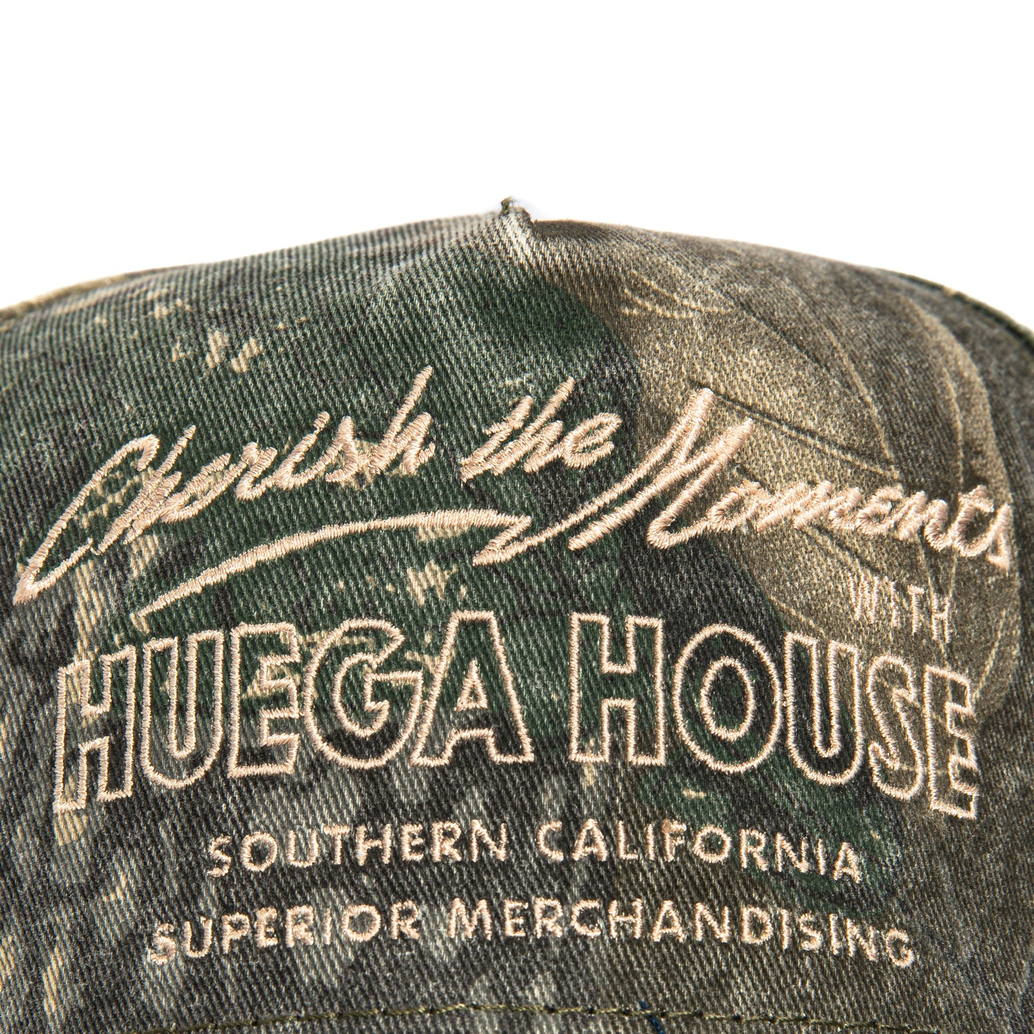 Huega House Cherish the Moments Snapback Hat - Camo - Image 3