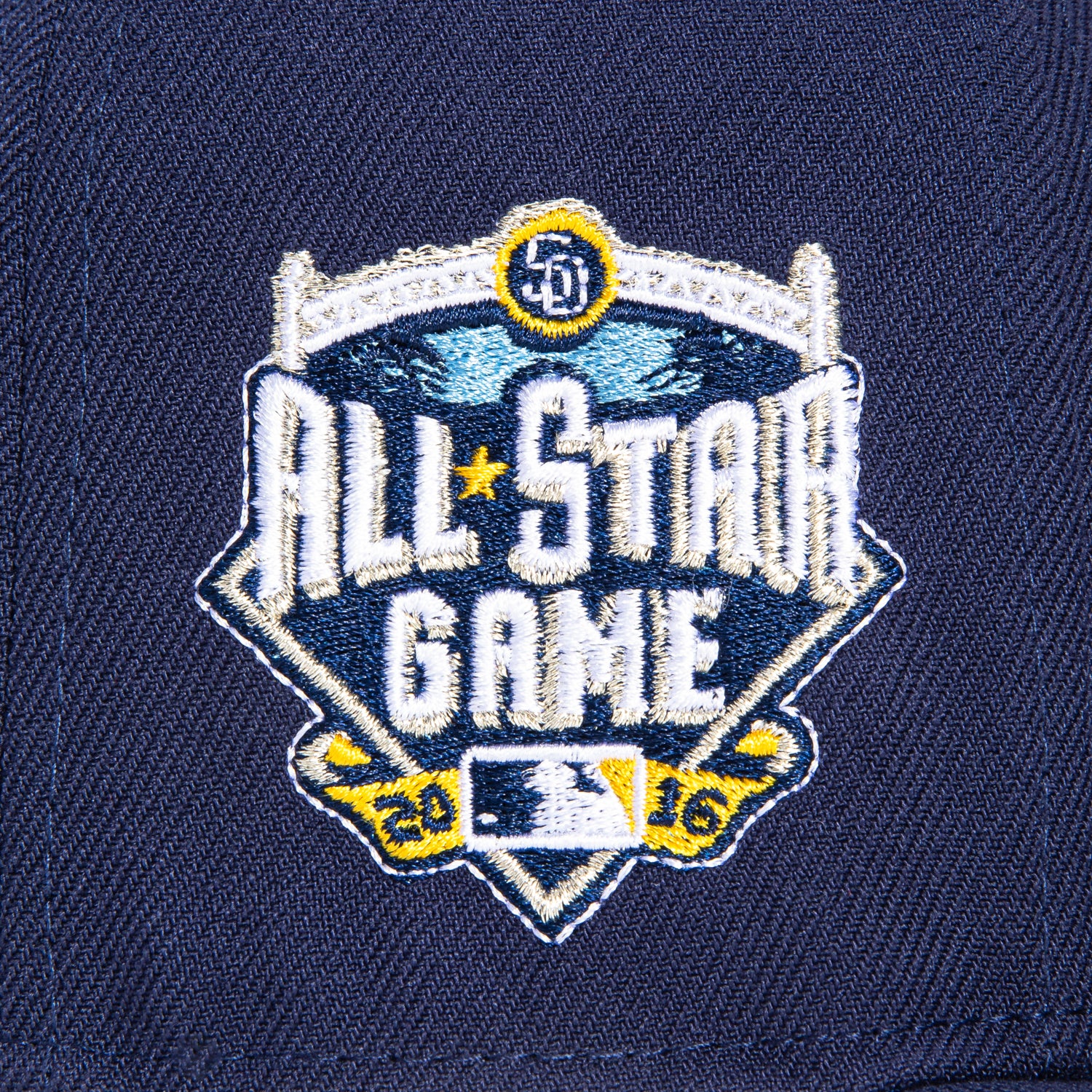 New Era 59Fifty San Diego Padres 2016 All Star Game Patch Hat - Light Navy - Image 5