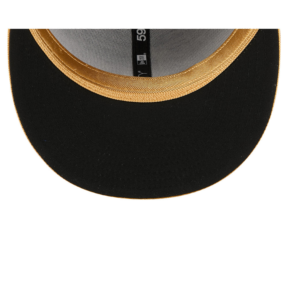 New Era 59Fifty Los Angeles Dodgers 2025 World Series Patch Gold Hat - Royal, Gold - Image 5