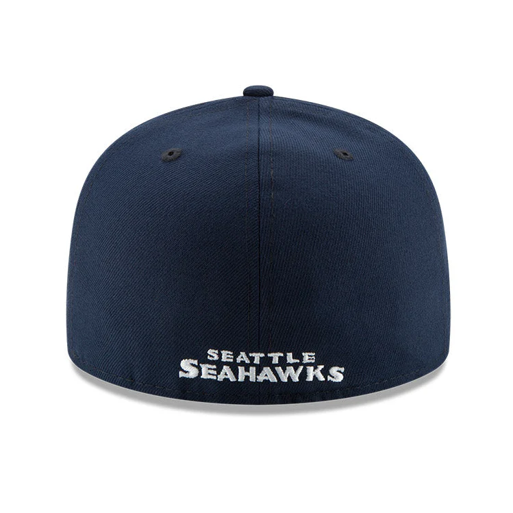 New Era 59Fifty Seattle Seahawks 2026 Super Bowl Patch Hat - Navy - Image 4