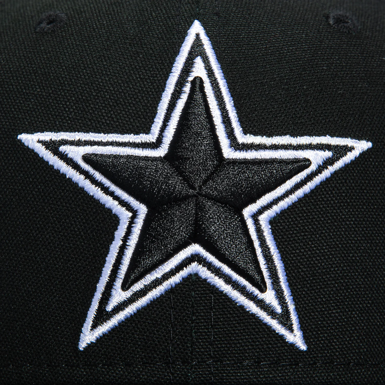 New Era 9Fifty Dallas Cowboys Tonal Snapback Hat - Black, White - Image 3