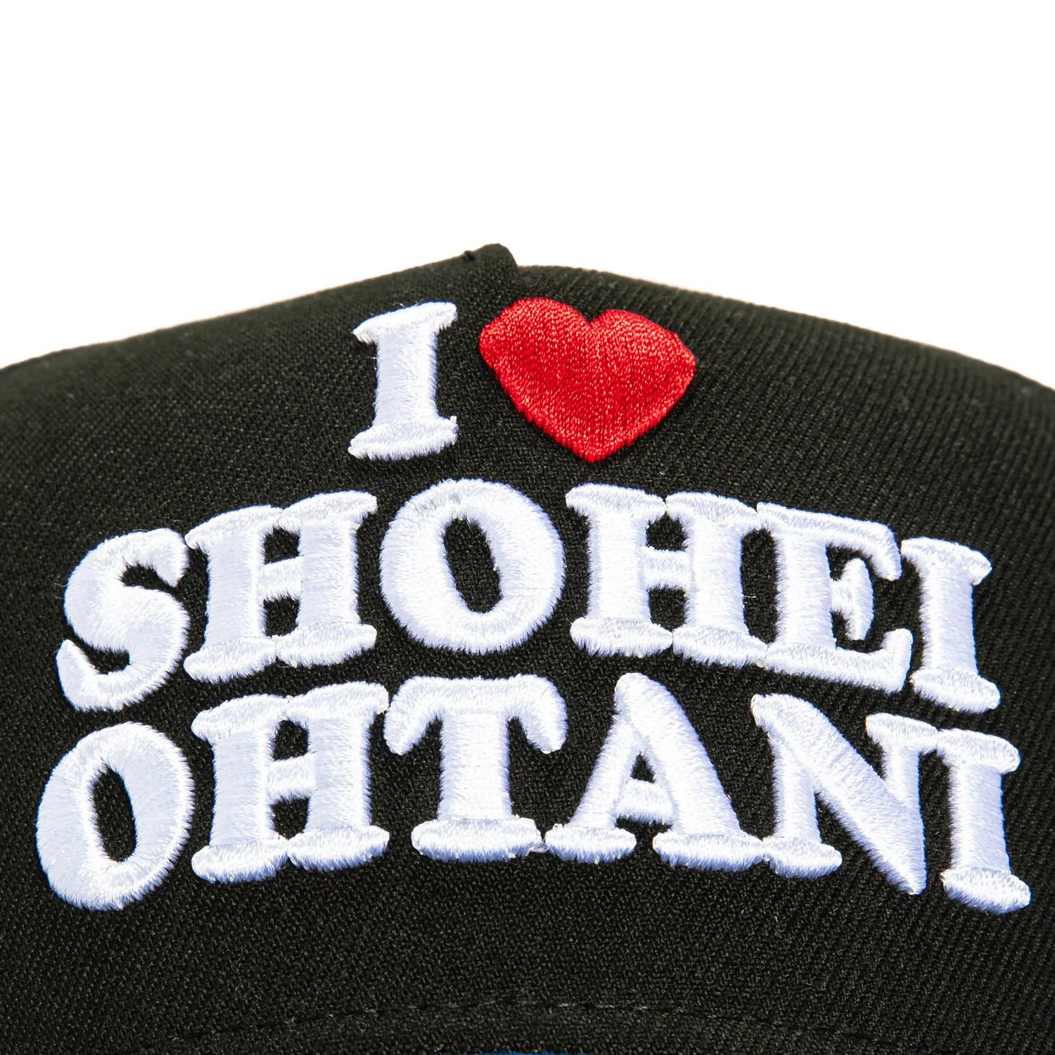 New Era 9Forty A-Frame Los Angeles Dodgers I Heart Shohei Ohtani Hat - Black, Royal - Image 3