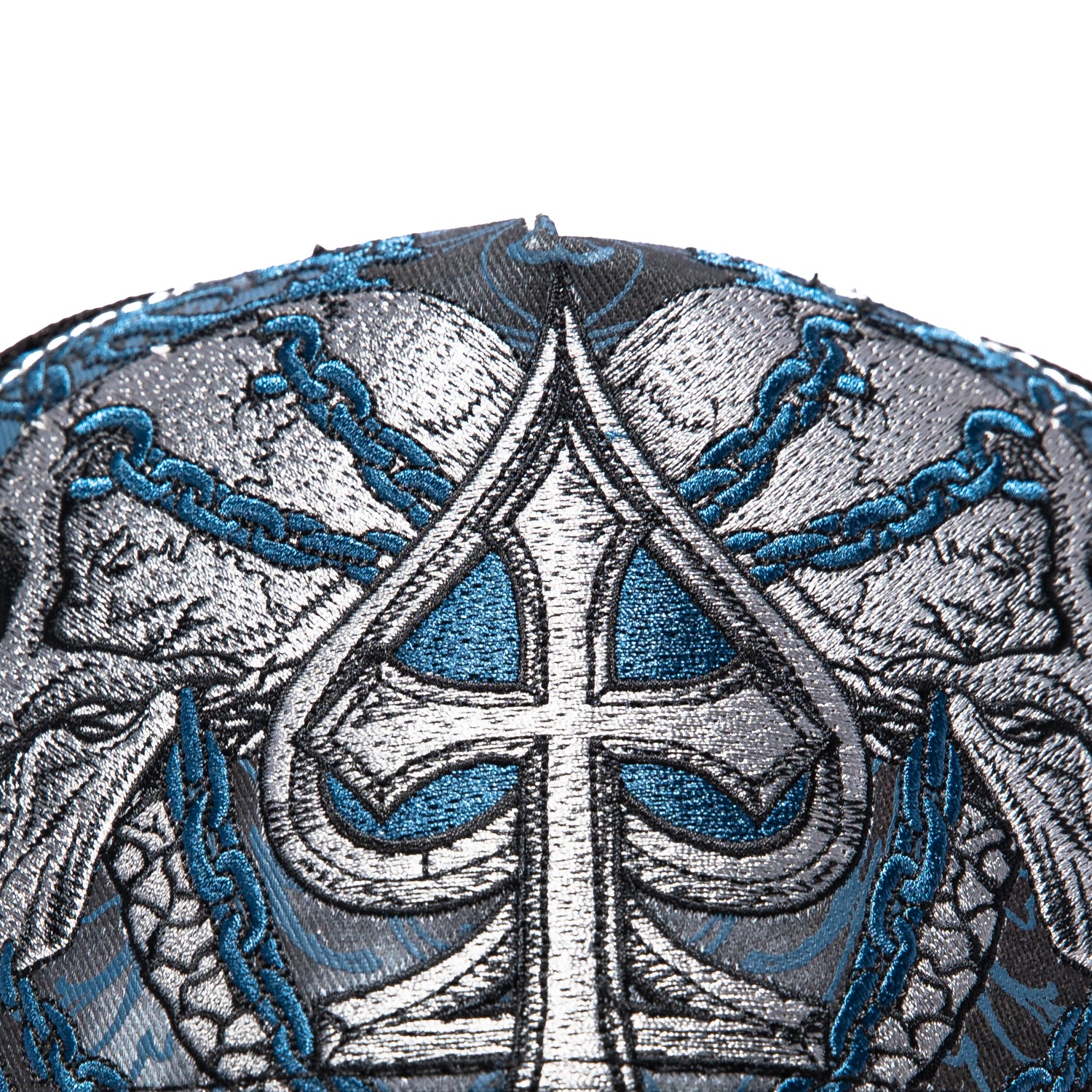Affliction Charred Martyr Trucker Snapback Hat - Blue, Black - Image 4