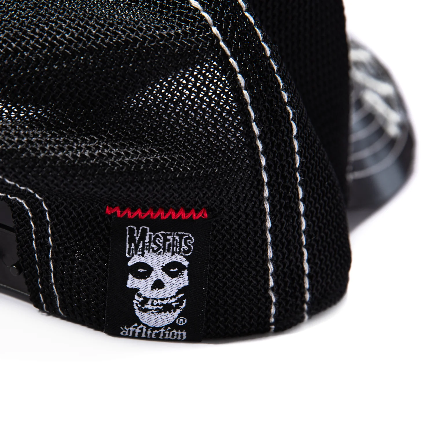 Affliction Misfit Wings Trucker Snapback Hat - Black - Image 3