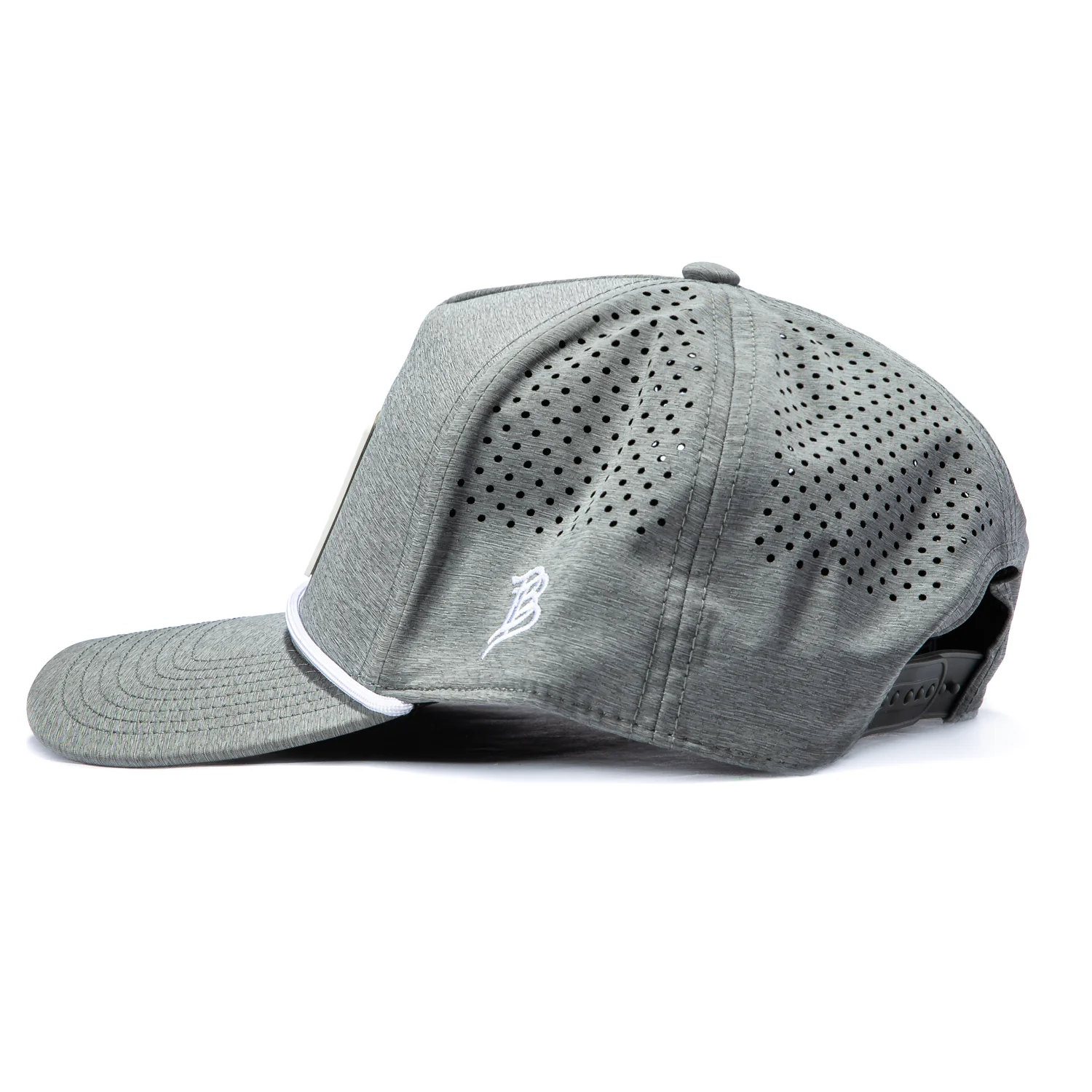 Branded Bills Old Glory Midnight Snapback Rope Curved Hat - Grey - Image 2