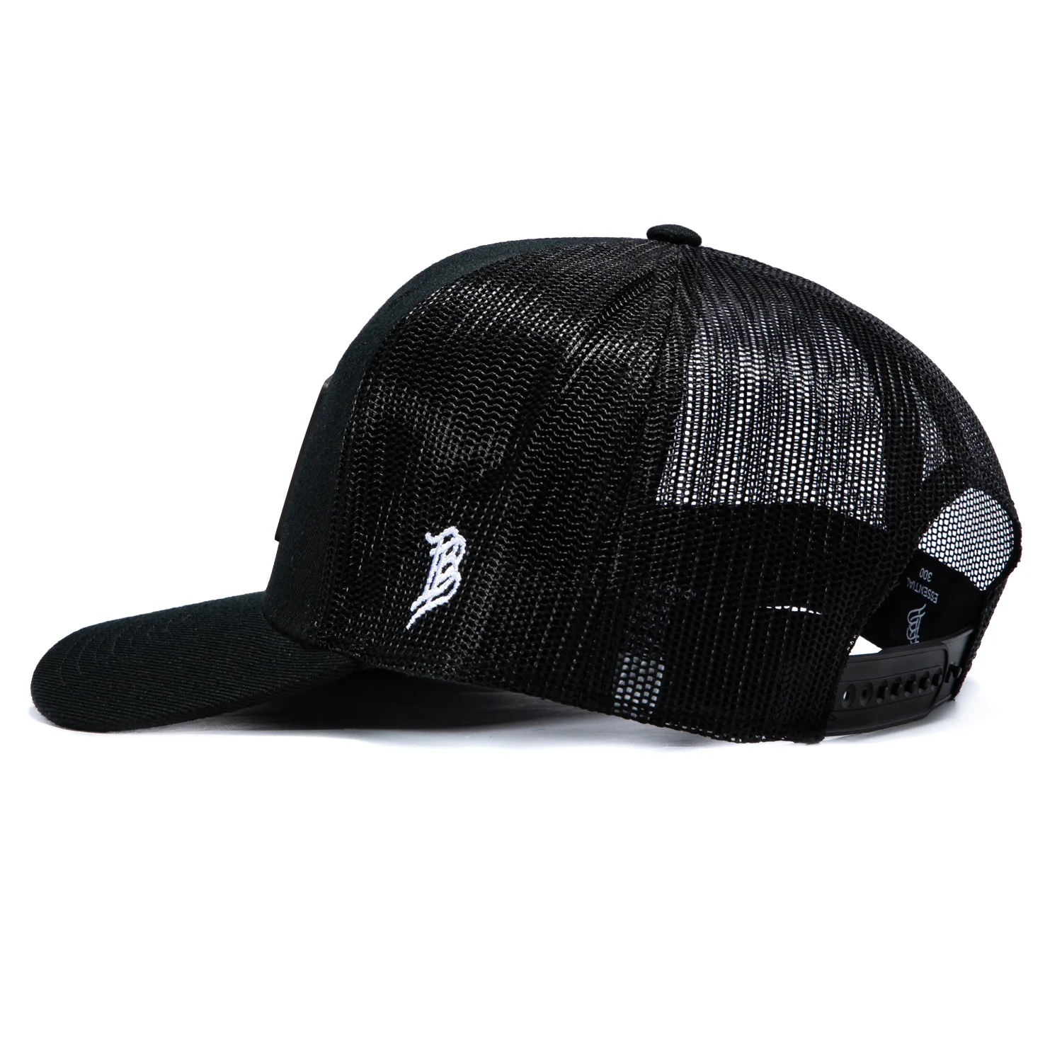 Branded Bills Old Glory Trucker Snapback Curved Hat - Black - Image 2