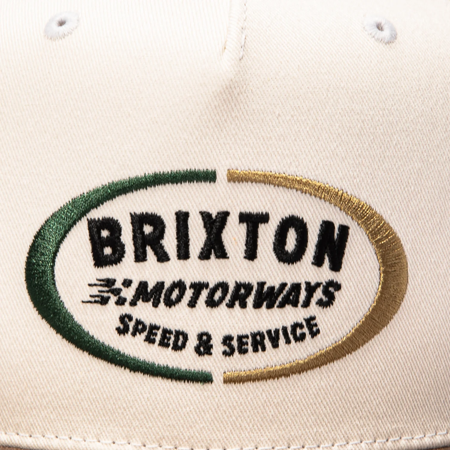 Brixton Rhett MP Snapback Hat - Khaki, Brown - Image 3