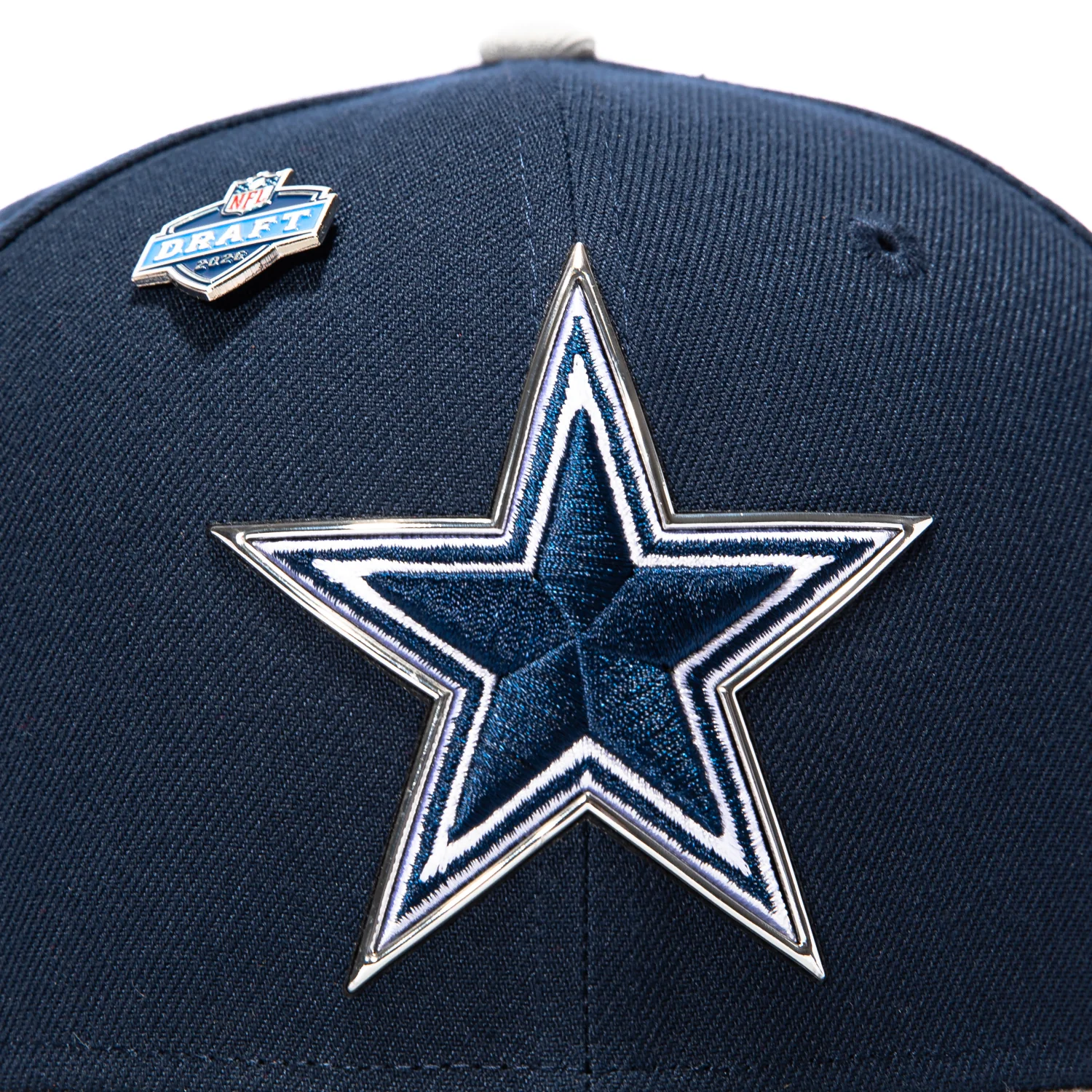 New Era 9Fifty 2026 NFL Draft Dallas Cowboys Snapback Hat - Navy, Grey - Image 3