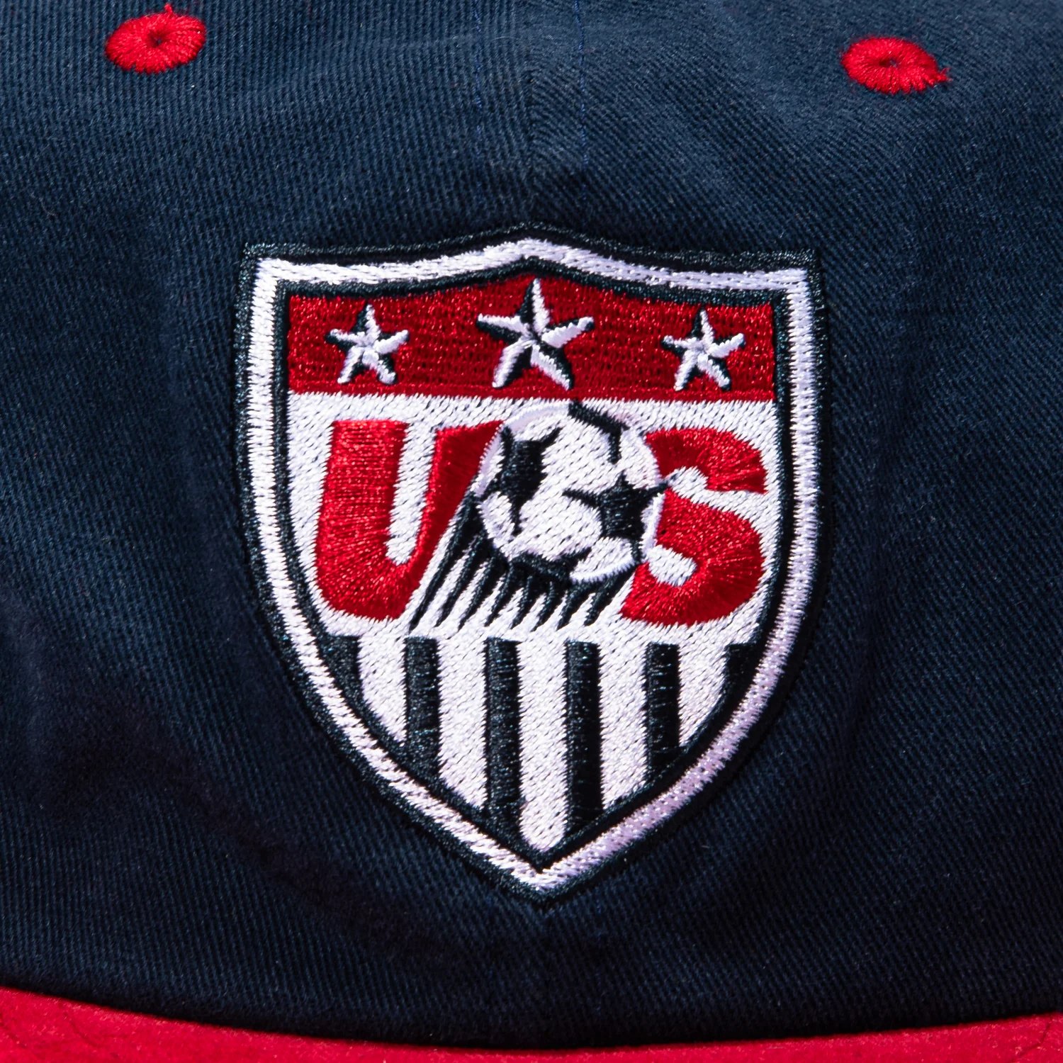Fan Ink USA Soccer Swingman 1999 Snapback Hat - Navy, Red - Image 4