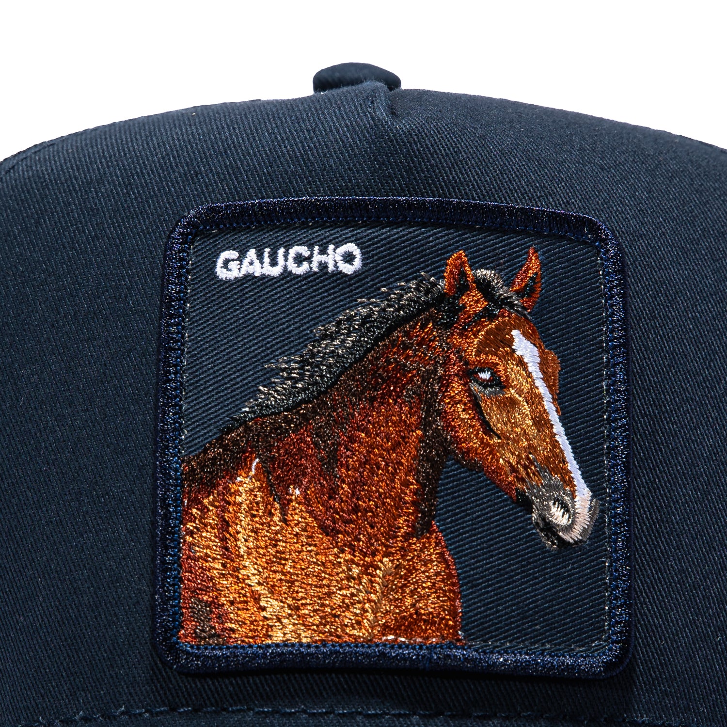 Goorin Bros Gaucho Horse Adjustable Snapback Trucker Hat - Navy - Image 3
