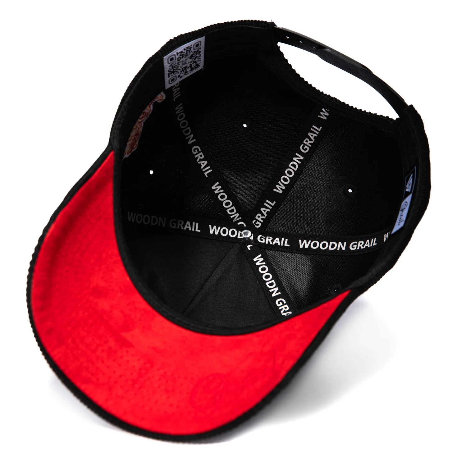 Woodn Grail USC Trojan Corduroy Snapback Hat - Black - Image 5