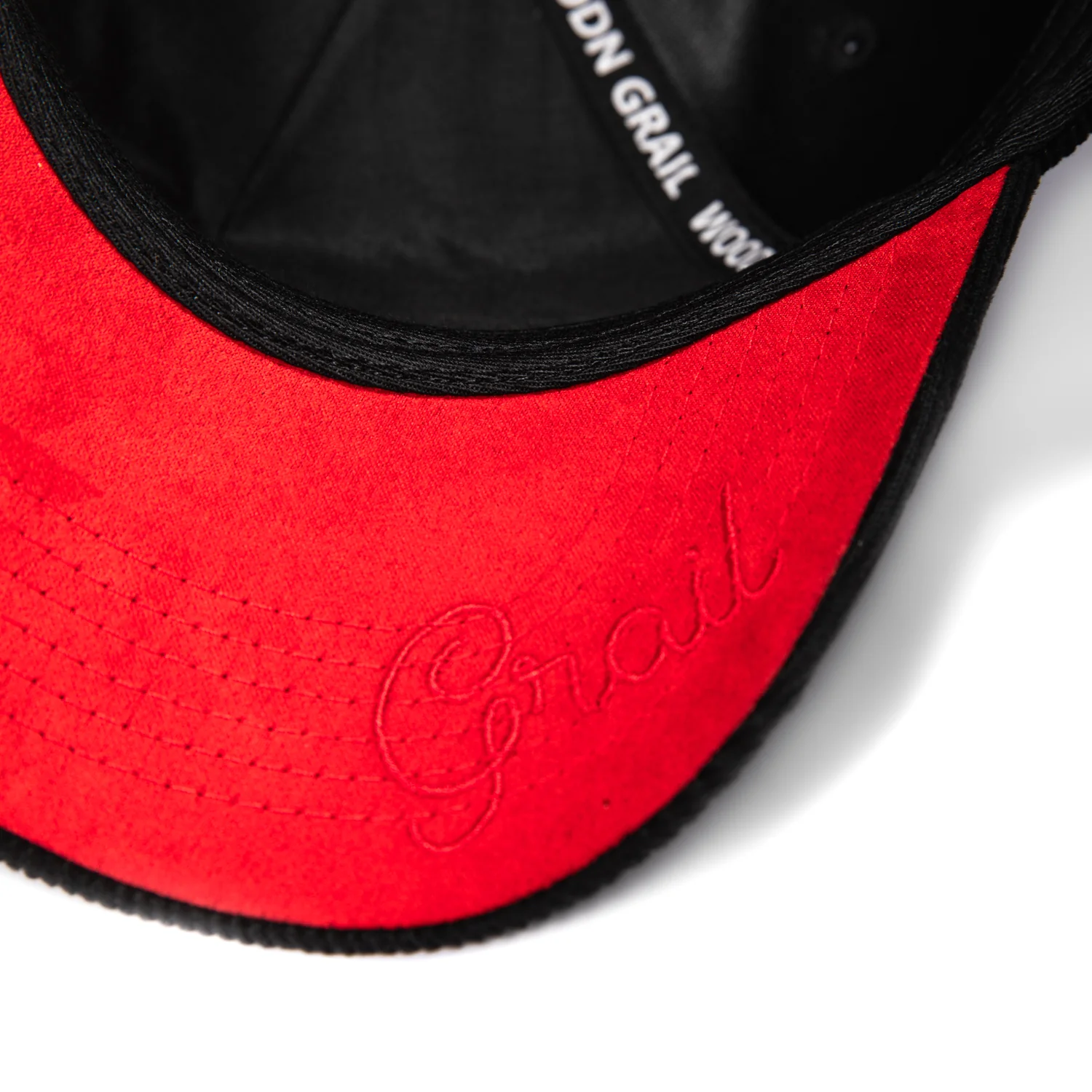 Woodn Grail USC Trojan Corduroy Snapback Hat - Black - Image 6
