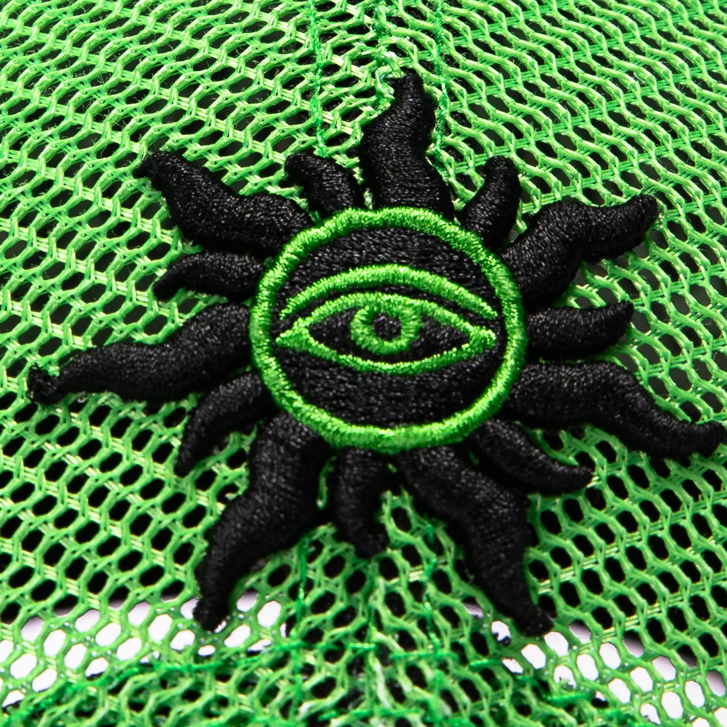 Godspeed Forever Trucker Snapback Hat - Lime Green Washed - Image 4