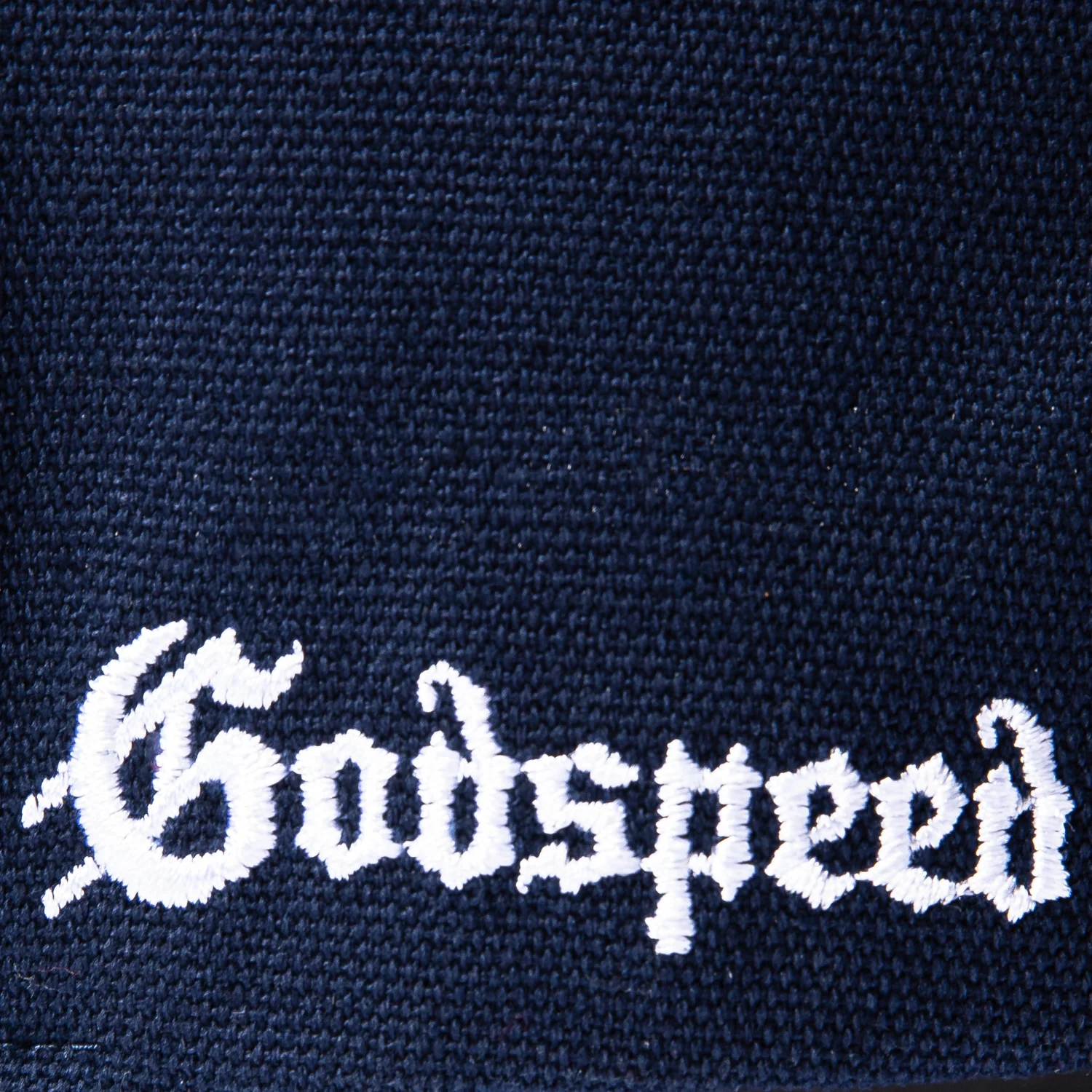 Godspeed G Logo Trucker Snapback Hat - Navy, Yellow - Image 6