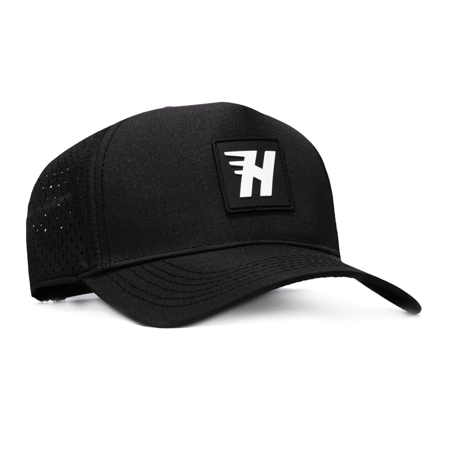 Huega House Performance Snapback Hat - Black