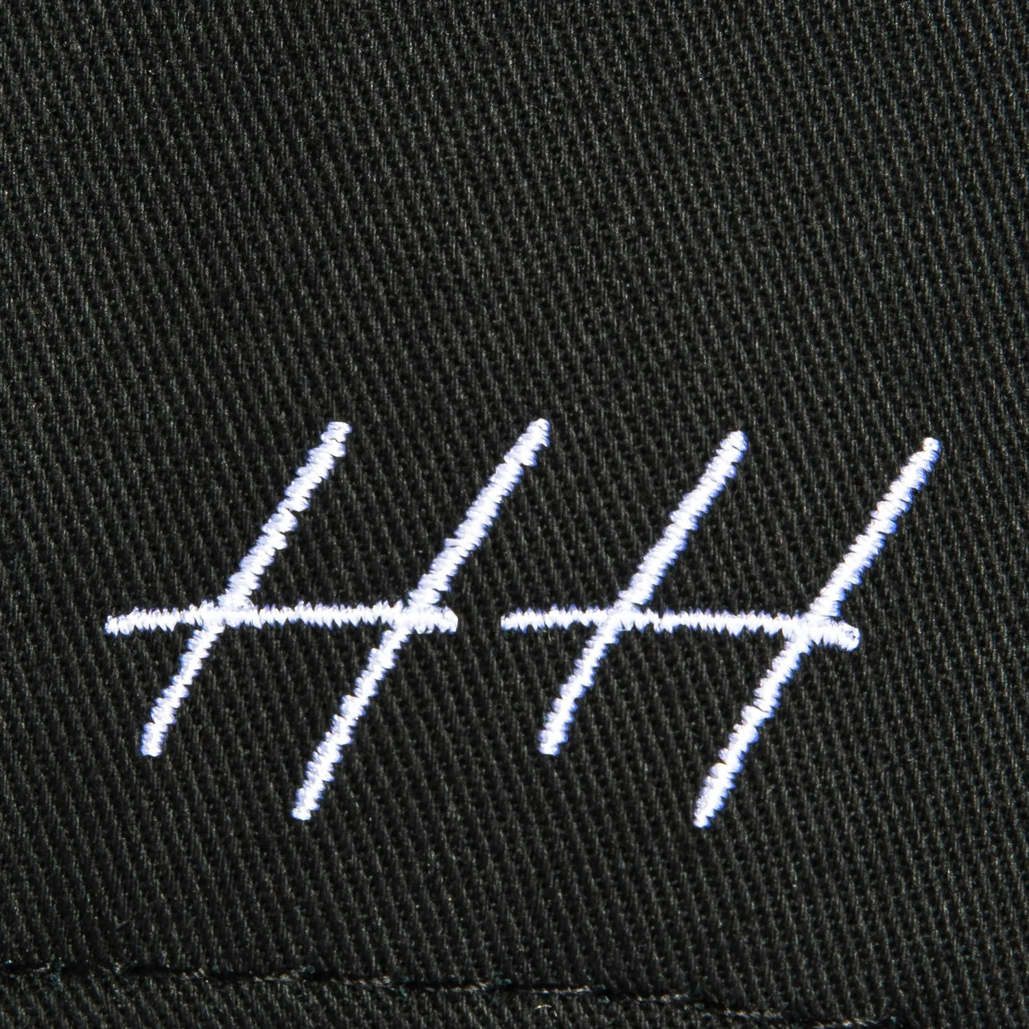 Huega House Retro Script Snapback Hat - Black - Image 4