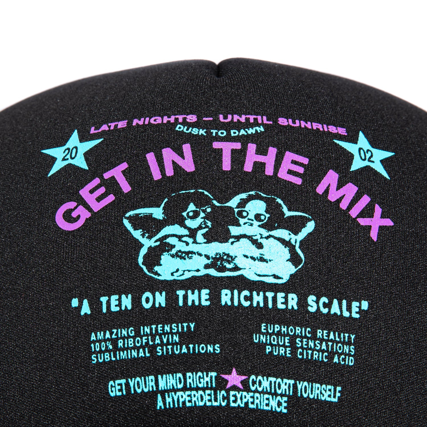 Huf After Midnight Trucker Snapback Hat - Black - Image 3