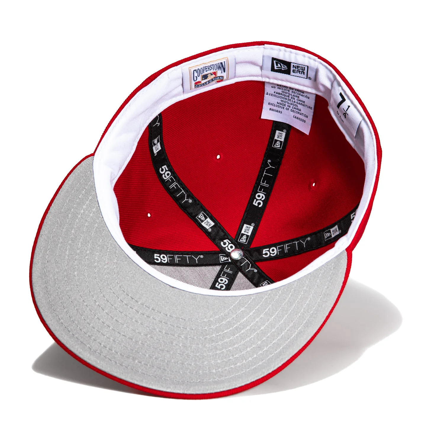 New Era 59Fifty Los Angeles Angels 2002 World Series Patch Hat - Red - Image 2