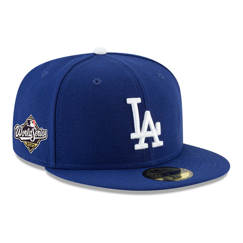 New Era 59Fifty Authentic Collection Los Angeles Dodgers 2025 World Series Patch Game Hat - Royal