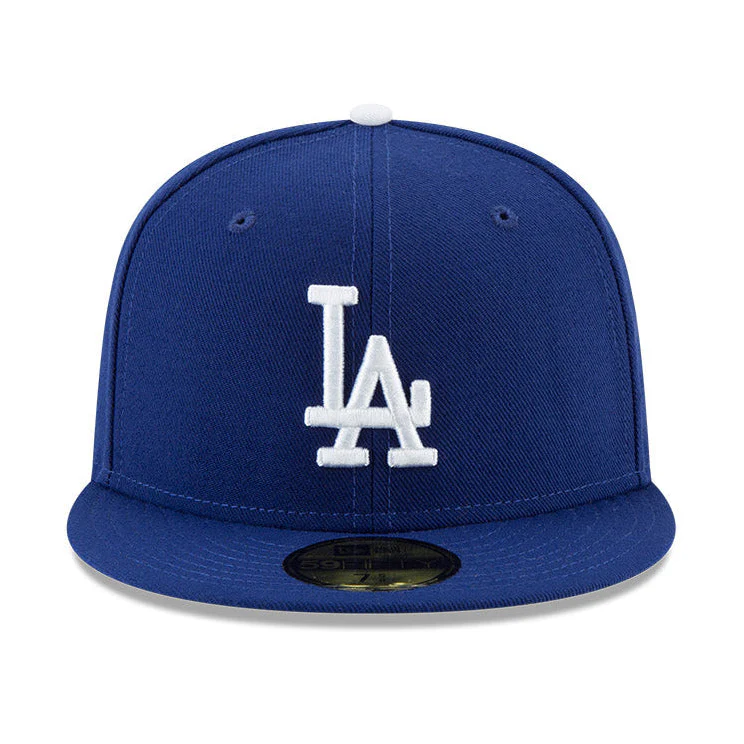New Era 59Fifty Authentic Collection Los Angeles Dodgers 2025 World Series Patch Game Hat - Royal - Image 2