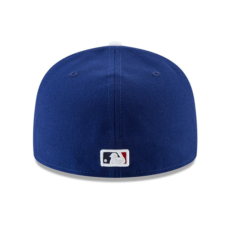 New Era 59Fifty Authentic Collection Los Angeles Dodgers 2025 World Series Patch Game Hat - Royal - Image 4