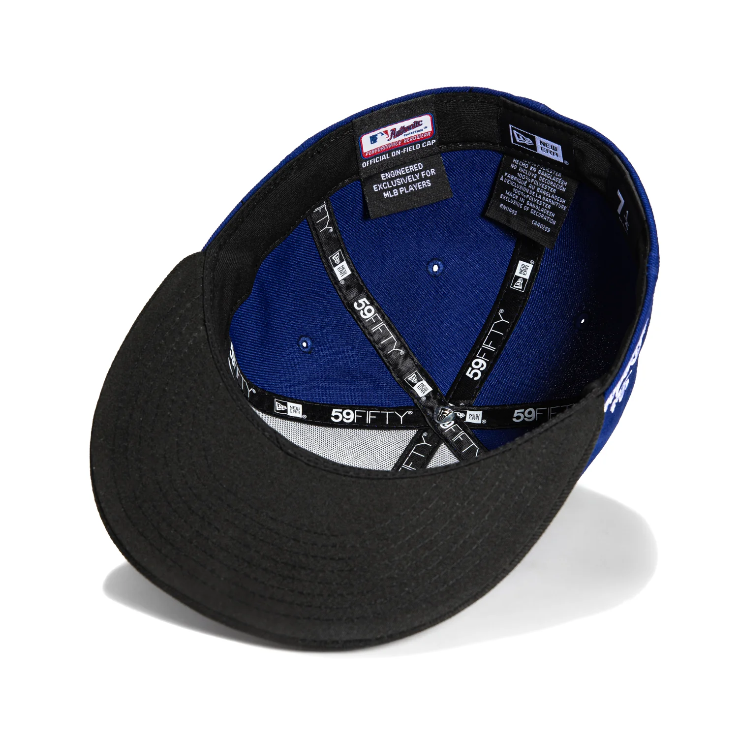 New Era 59Fifty Authentic Collection Los Angeles Dodgers 2025 World Series Patch Game Hat - Royal - Image 5