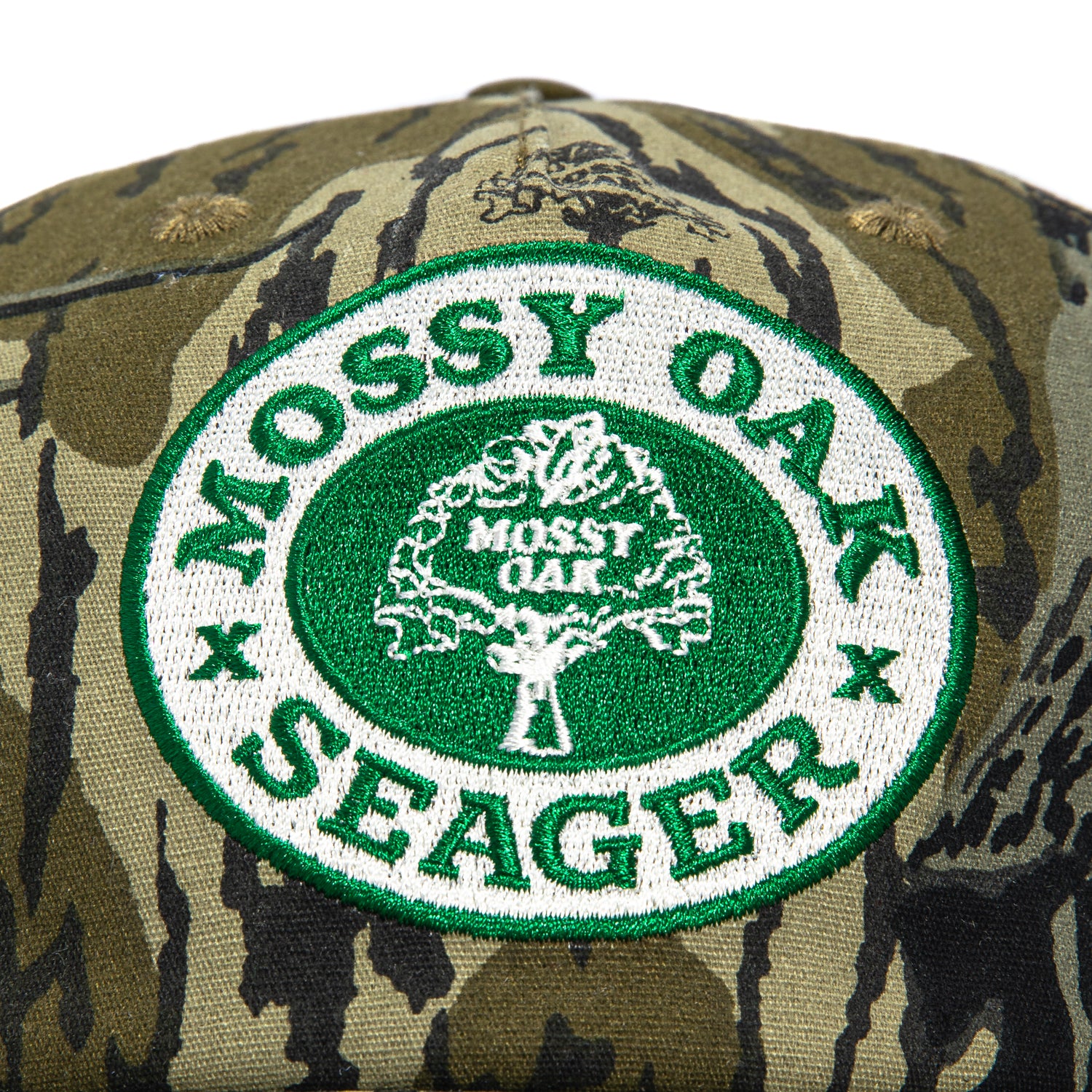 Seager Mossy Oak x Seager Snapback Hat - Camo - Image 3