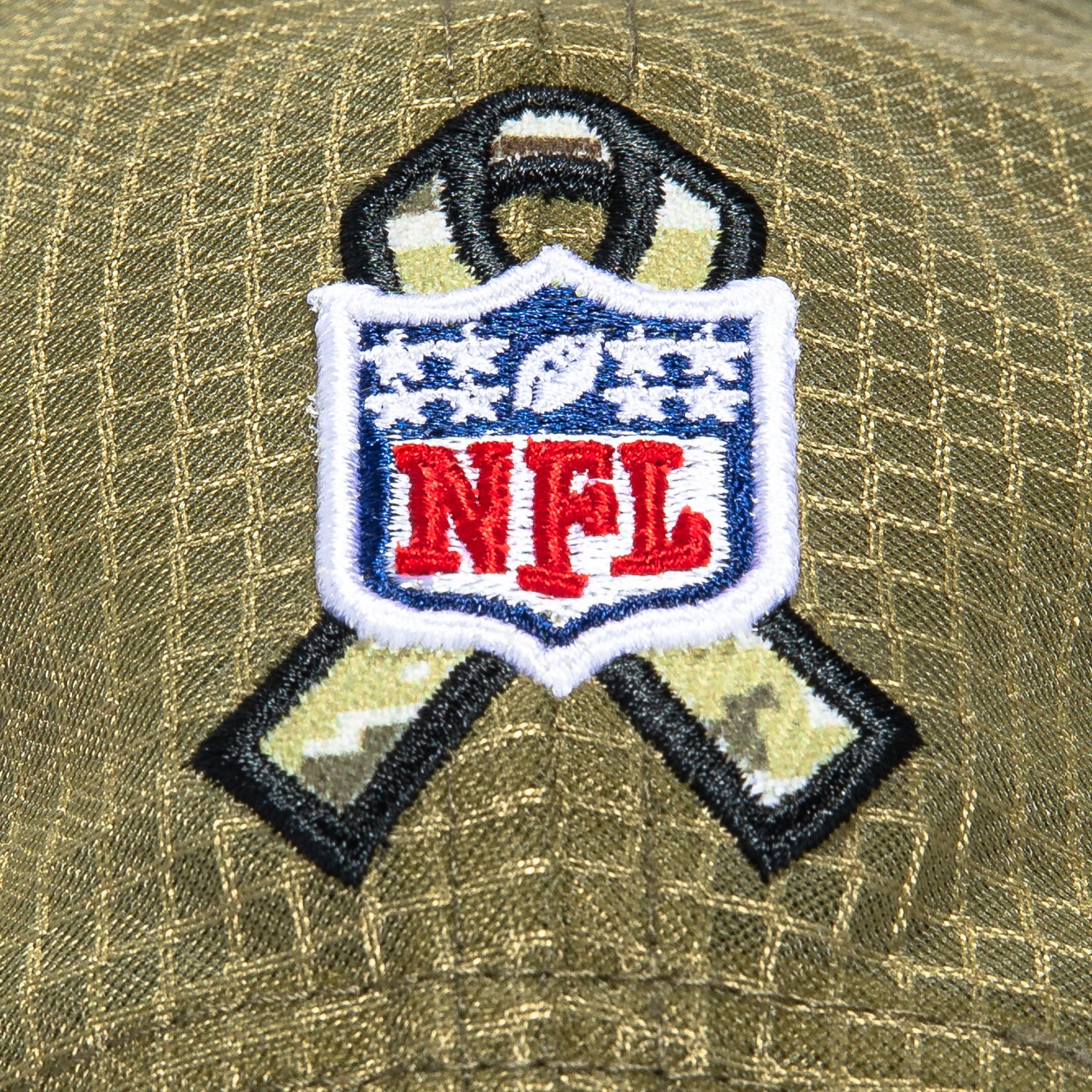 New Era 9Forty M-Crown Salute to Service Dallas Cowboys United States Flag Patch Snapback Hat - Olive, Green - Image 5