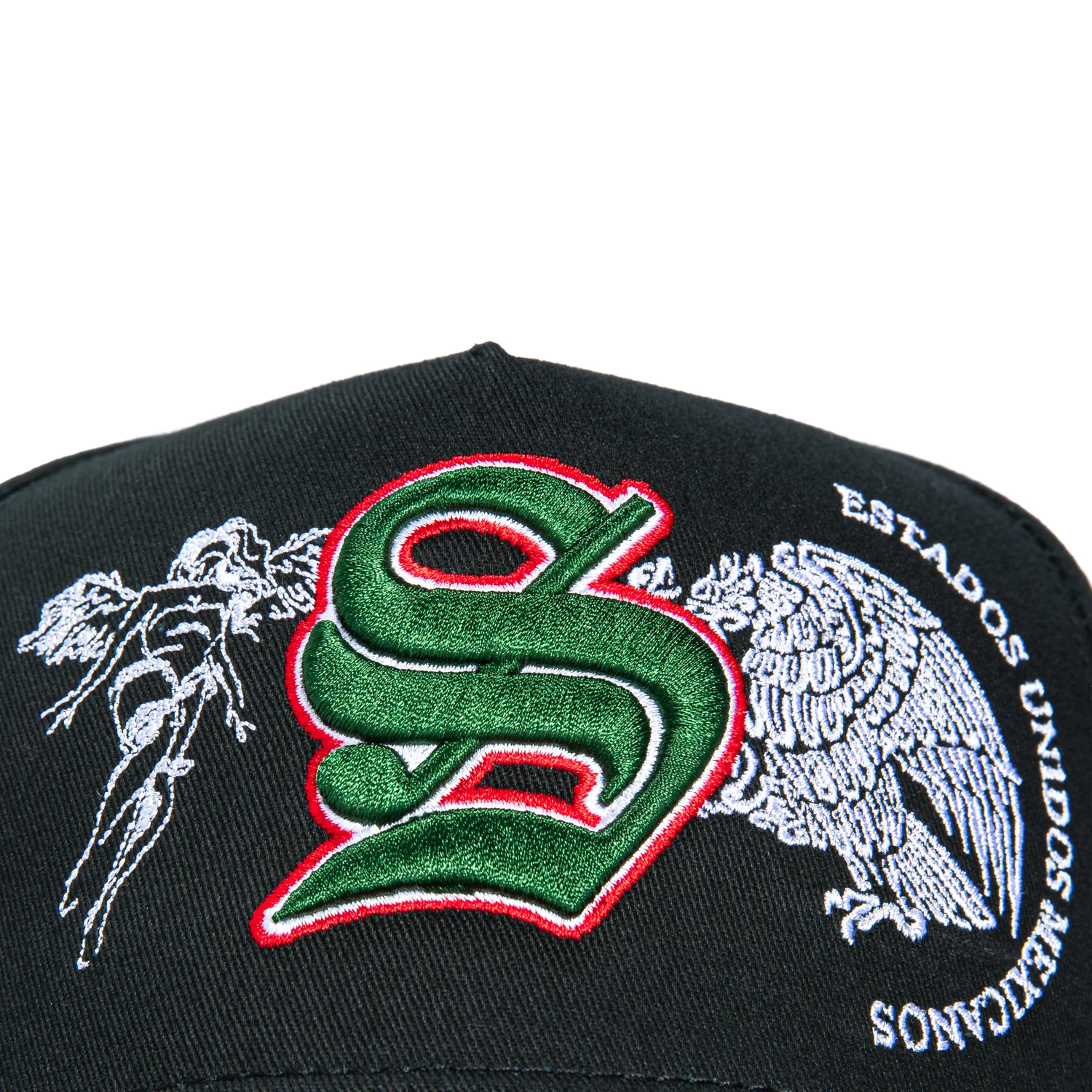 Sworn To Us Estados Unidos Mexicanos Snapback Hat - Black - Image 3