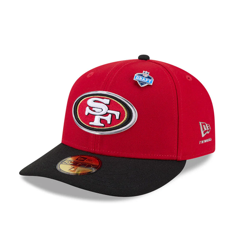 New Era 59Fifty 2026 NFL Draft San Francisco 49ers Hat - Red, Black - Image 4