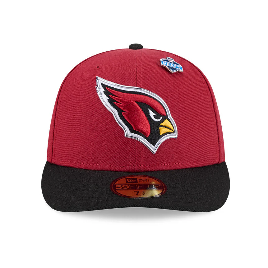 New Era 59Fifty 2026 NFL Draft Arizona Cardinals Hat - Cardinal, Black - Image 3