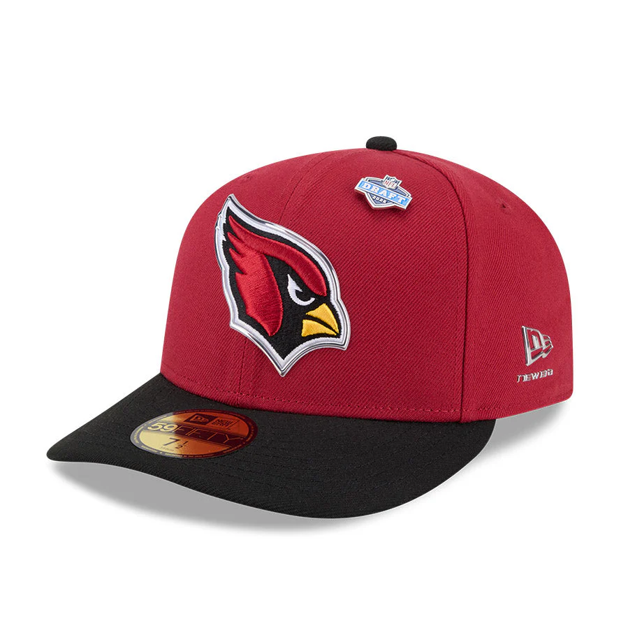 New Era 59Fifty 2026 NFL Draft Arizona Cardinals Hat - Cardinal, Black - Image 4