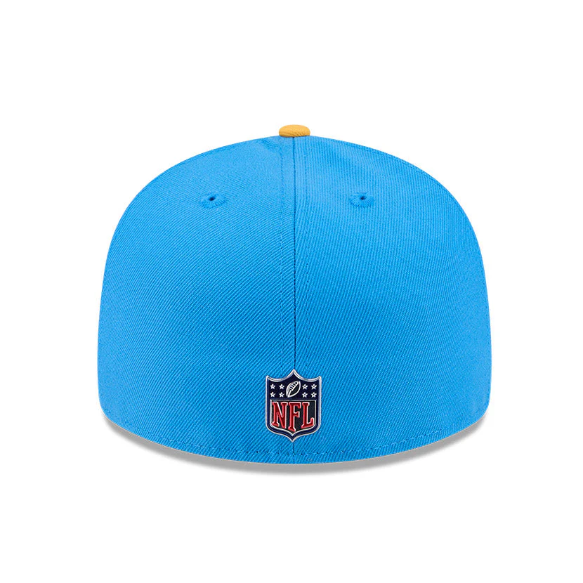 New Era 59Fifty 2026 NFL Draft Los Angeles Chargers Hat - Light Blue, Gold - Image 5