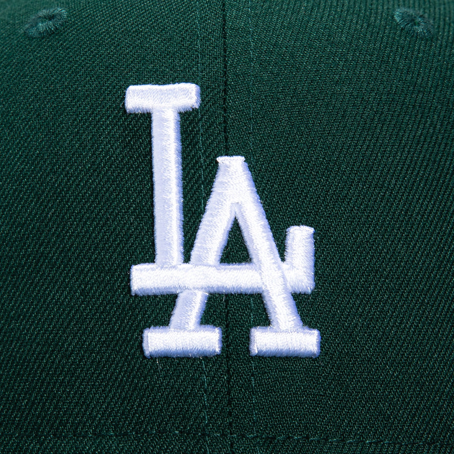 New Era 59Fifty Los Angeles Dodgers 1988 World Series Patch Hat - Green, White - Image 4