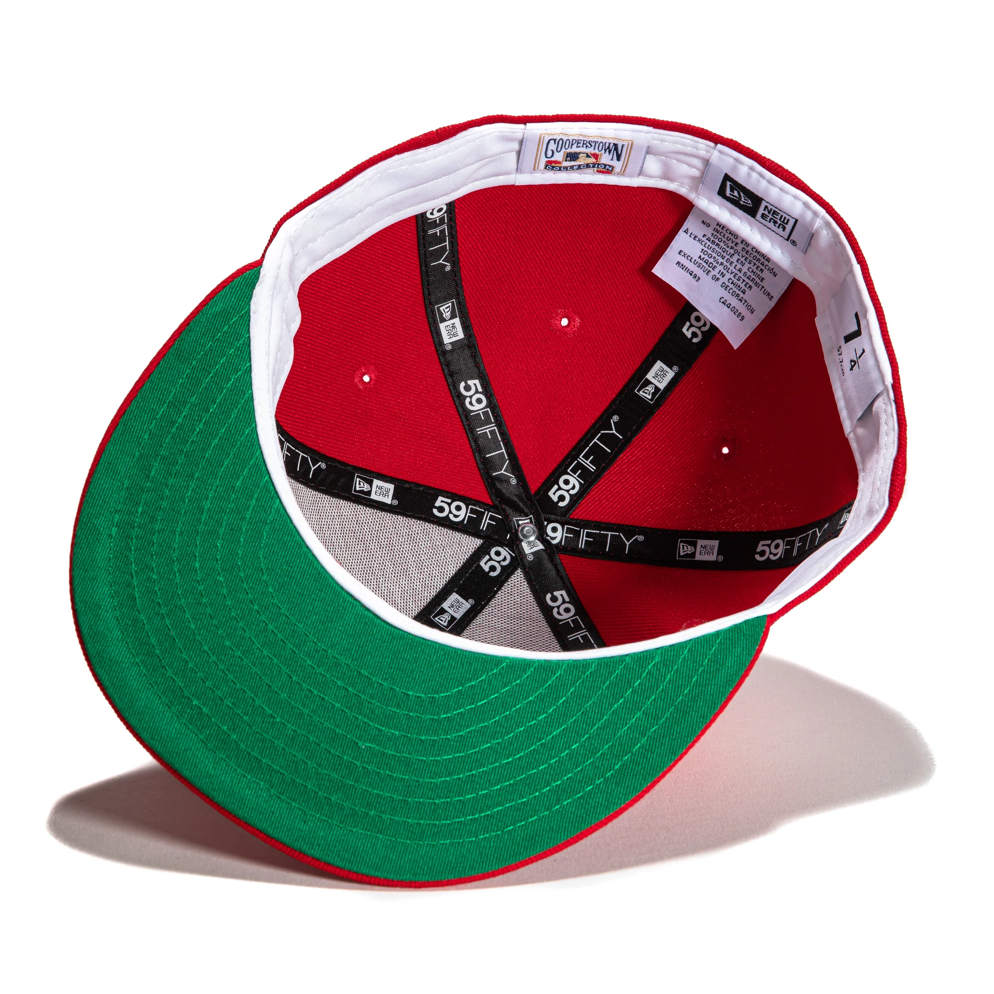 New Era 59Fifty New York Yankees 1923 World Series Patch Hat - Red, White - Image 2