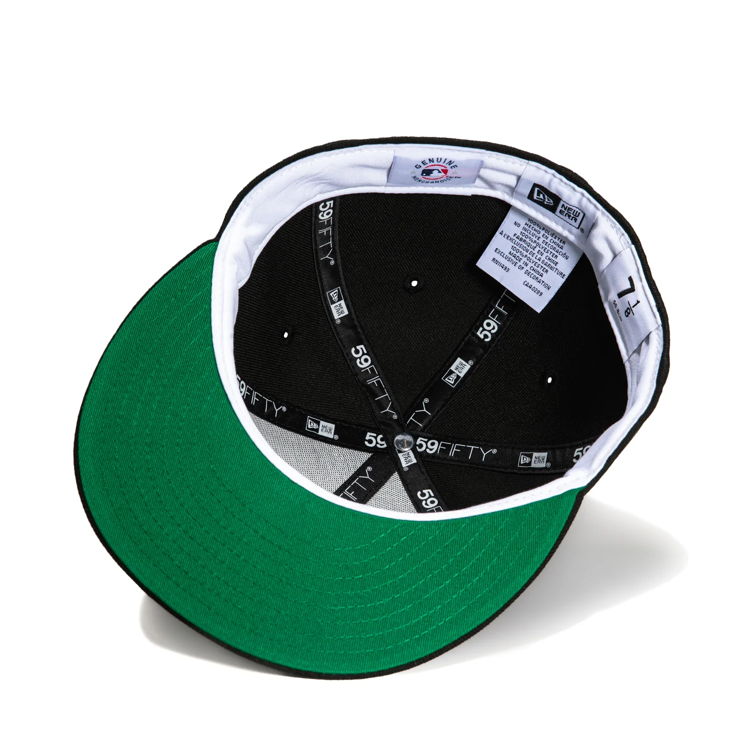 New Era 59Fifty Black Dome Chicago White Sox Logo Patch Alternate Hat - Black - Image 2