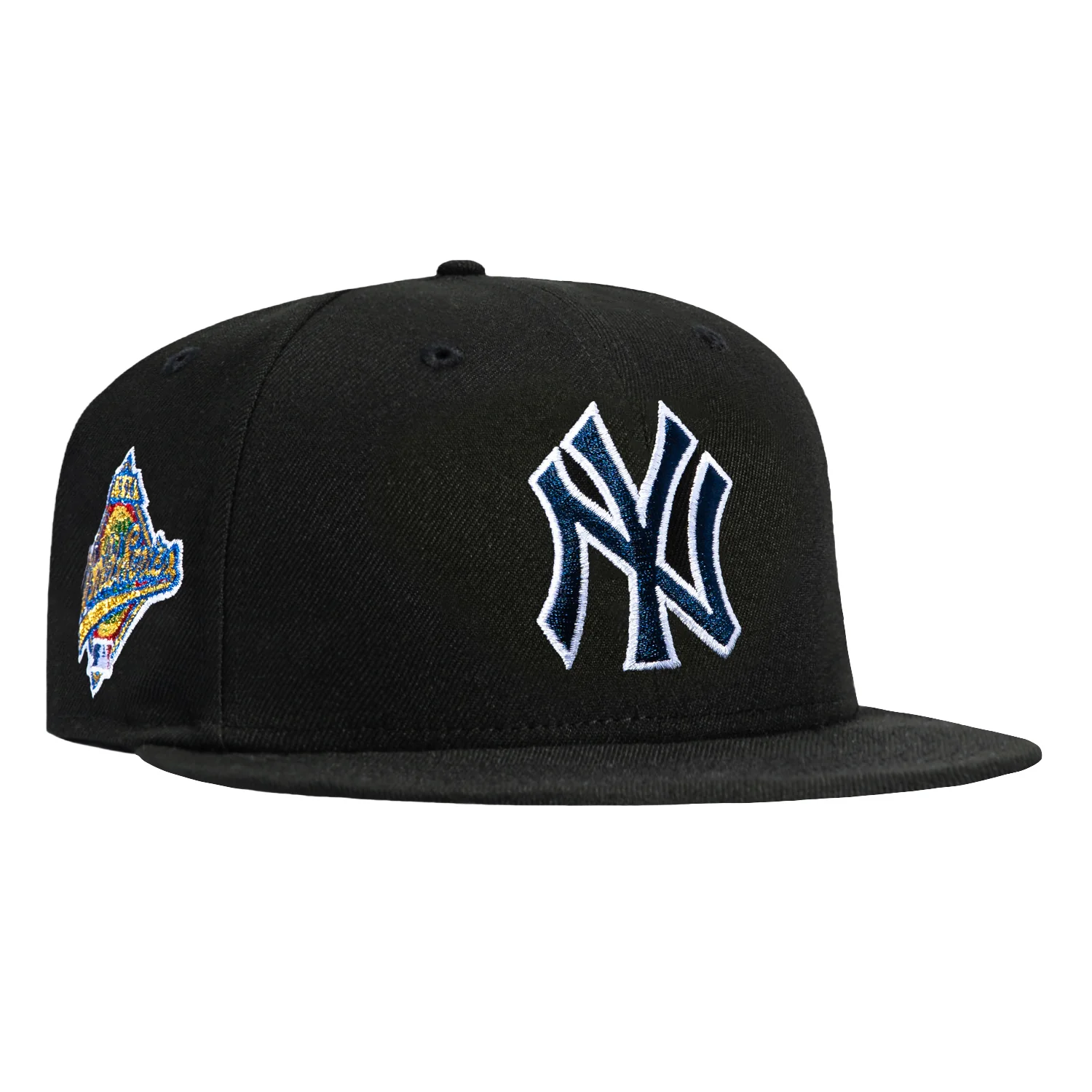 New Era 59Fifty Black Dome New York Yankees 1996 World Series Patch Hat - Black
