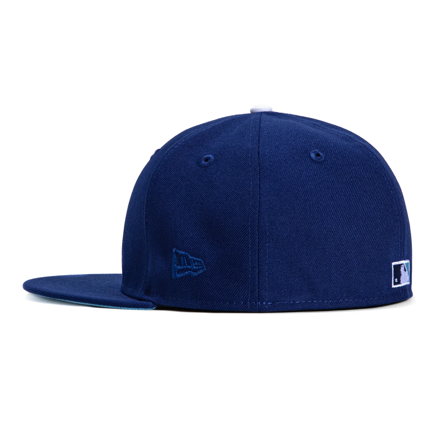 New Era 59Fifty Los Angeles Dodgers 50th Anniversary Patch Hat - Royal, White - Image 3