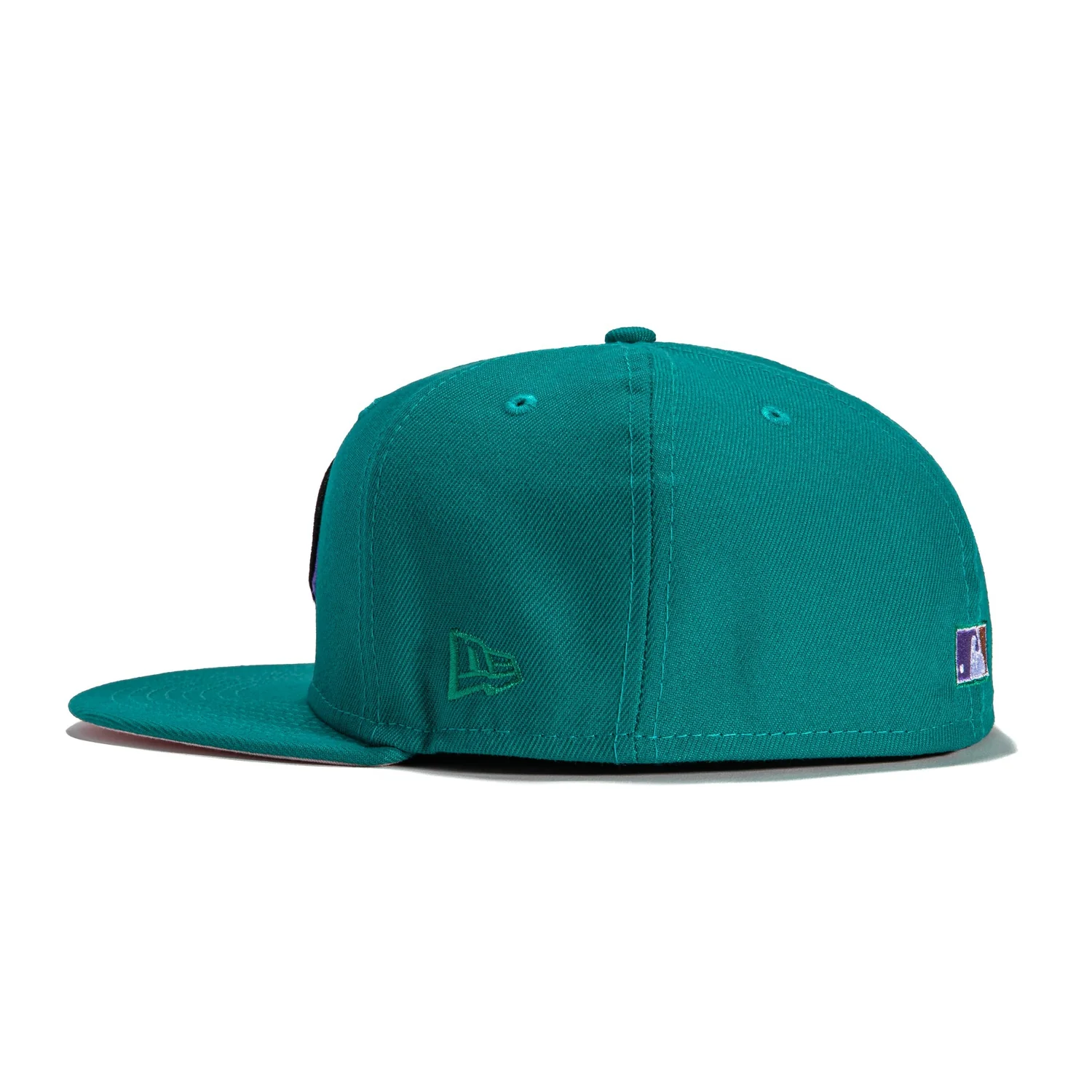 New Era 59Fifty Arizona Diamondbacks Inaugural Patch Pink UV D Hat - Teal - Image 3