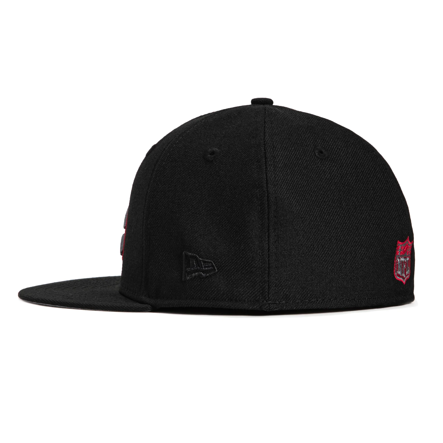 New Era 59Fifty Arizona Cardinals Hat - Black, Graphite Grey, Red - Image 3