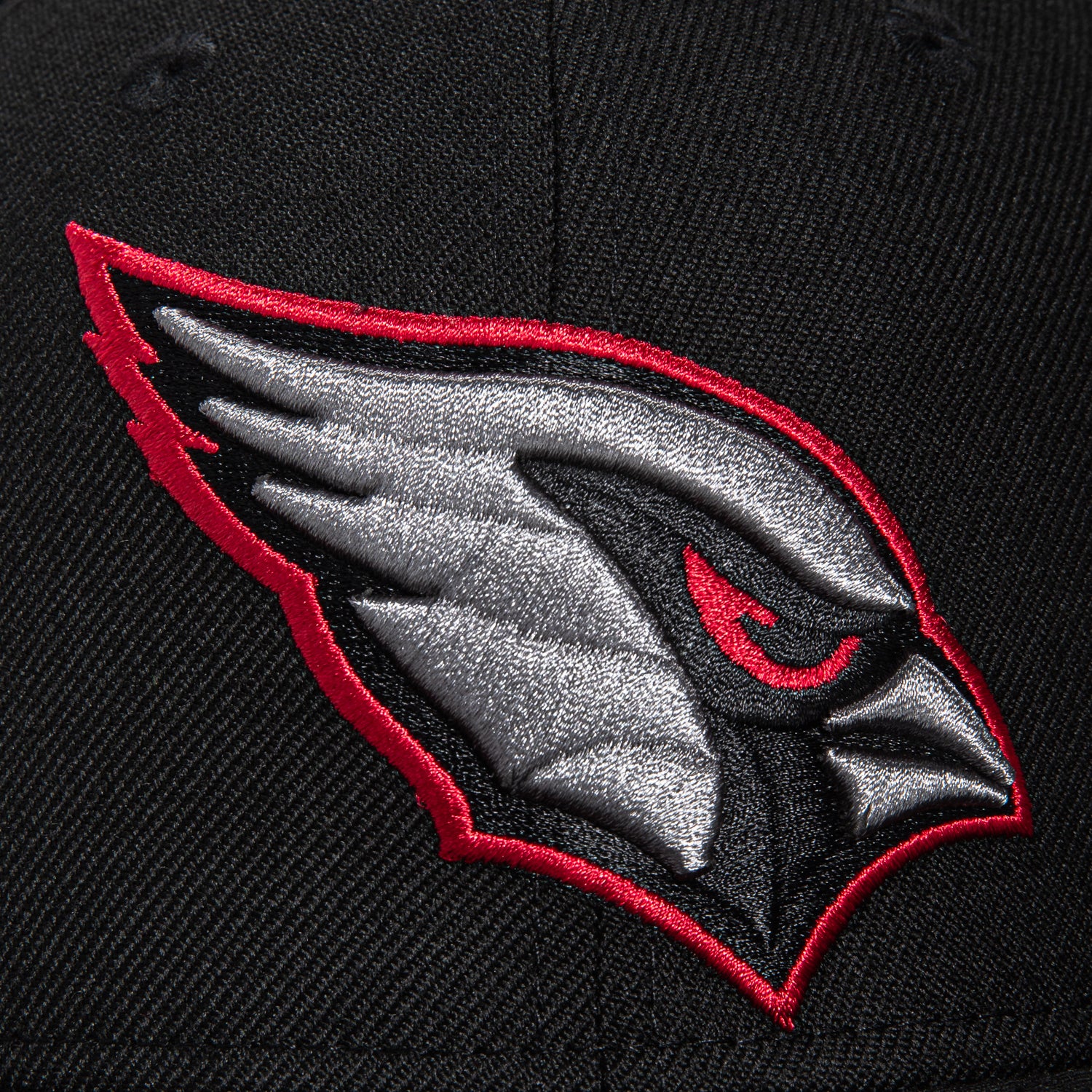 New Era 59Fifty Arizona Cardinals Hat - Black, Graphite Grey, Red - Image 4