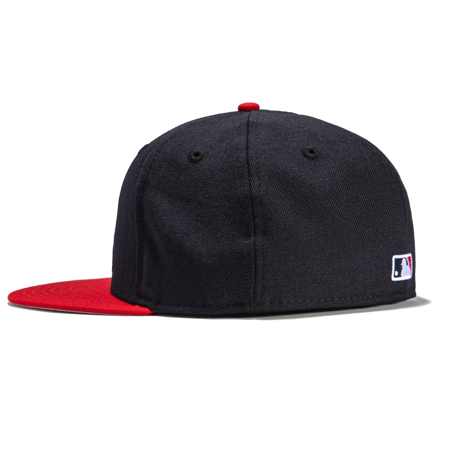 New Era 59Fifty Retro On-Field Atlanta Braves Home Hat - Navy, Red - Image 3
