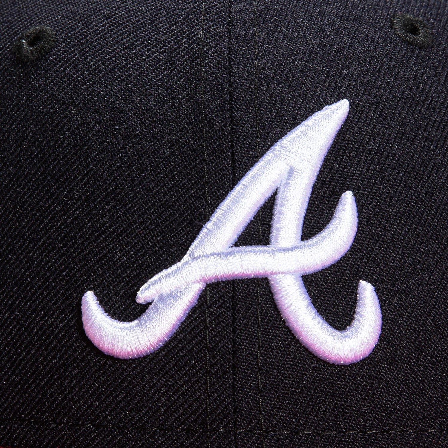 New Era 59Fifty Retro On-Field Atlanta Braves Home Hat - Navy, Red - Image 4