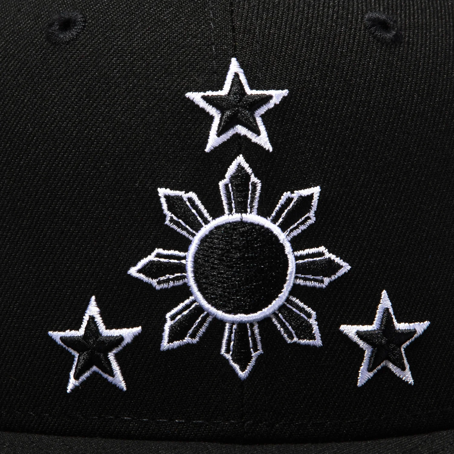 New Era 59Fifty Filipino Flag Patch Hat -  Black - Image 4