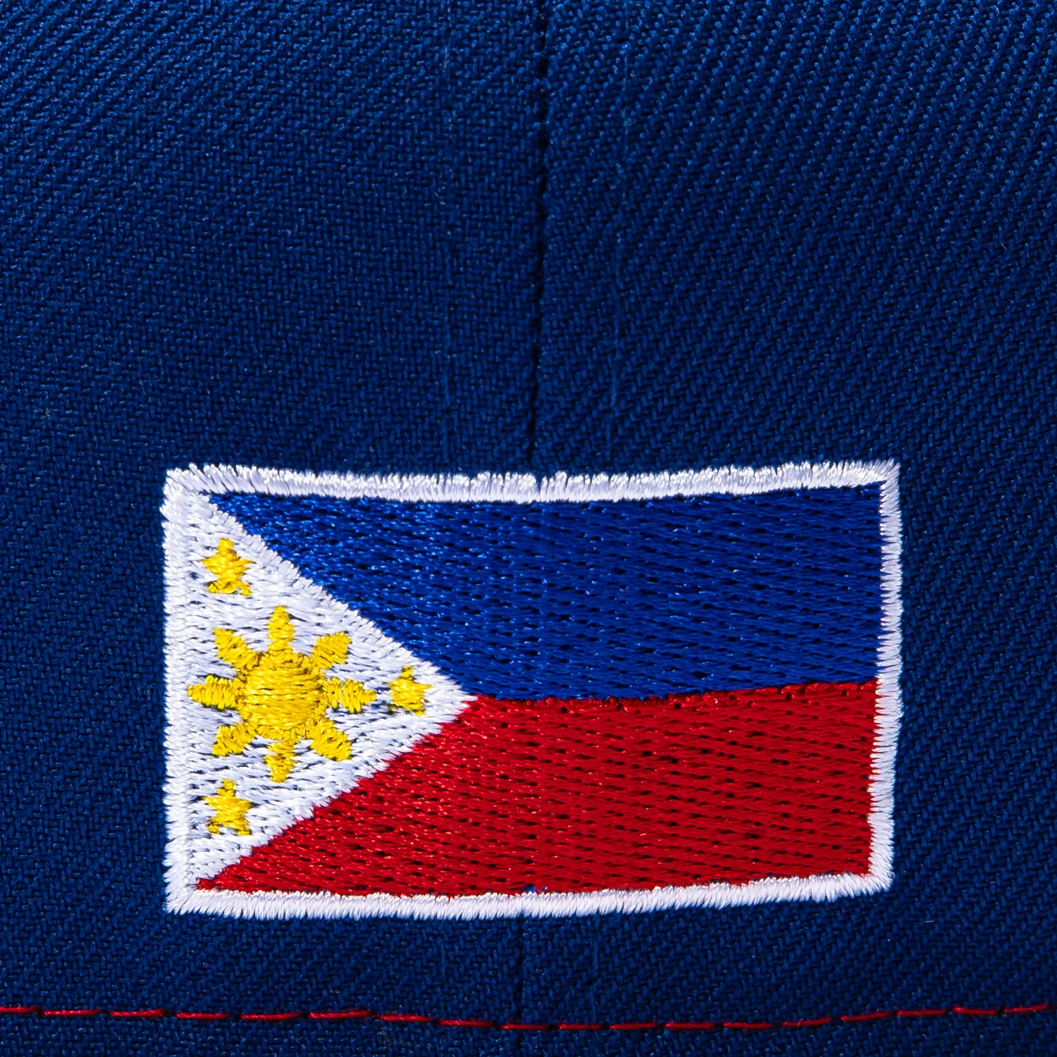 New Era 59Fifty Filipino Flag Patch Pinwheel Hat - White, Red, Royal - Image 5