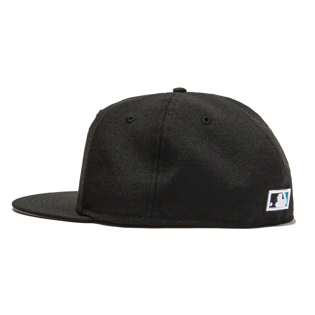 New Era 59Fifty Retro On-Field Florida Marlins 1993 Hat - Black - Image 3