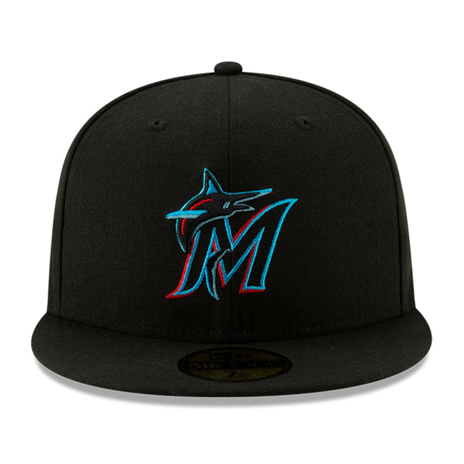 New Era 59Fifty Authentic Collection Miami Marlins Game Hat - Black - Image 2
