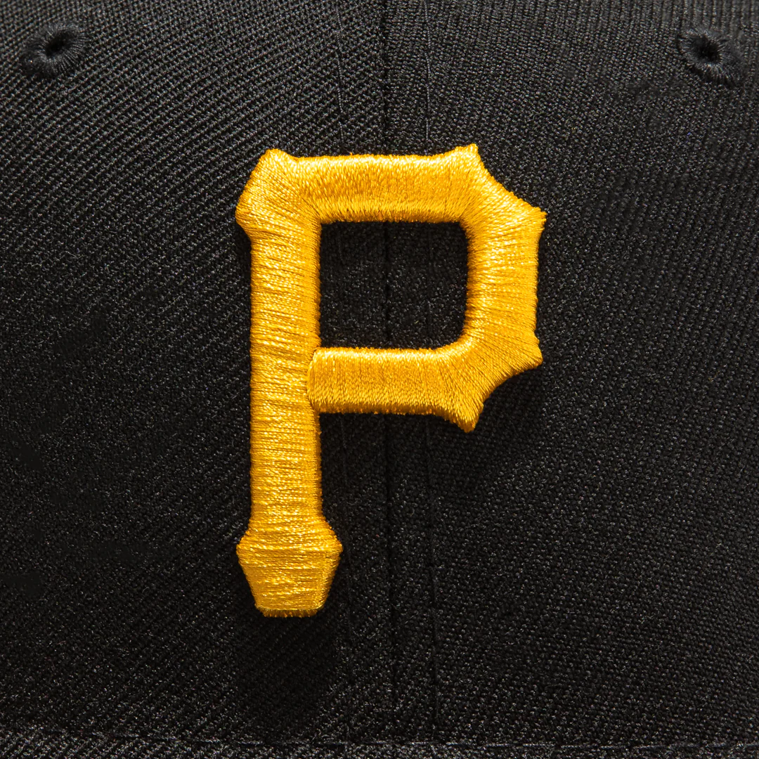 New Era 59Fifty Retro On-Field Pittsburgh Pirates Game Hat - Black - Image 4