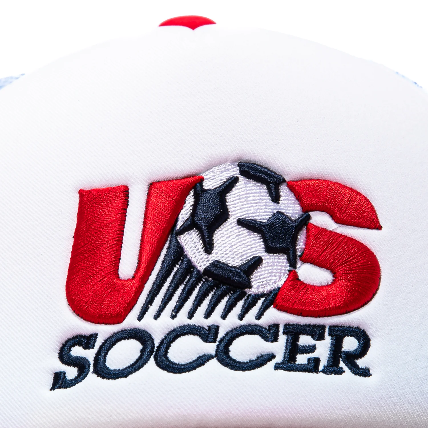 Fan Ink USA Soccer Making History Trucker Snapback Hat - White, Red, Royal - Image 3
